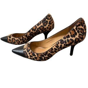 COACH Zan Mat Calf Kitten Hell Size 7